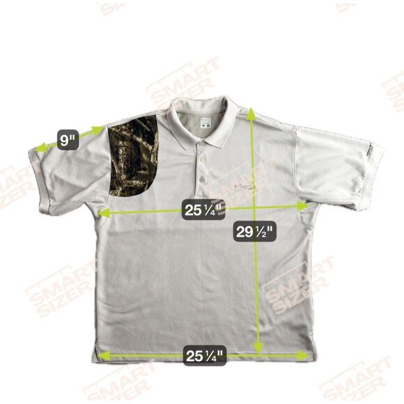 Columbia Hunting Shooting Shirt Mens M Polo White Camo Short Sleeve Breathable - Picture 2 of 7